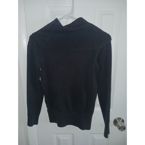 French Connection Black Long Sleeve Cowl‎ Neck Pullover Sweater Size Small - Picture 4 of 4